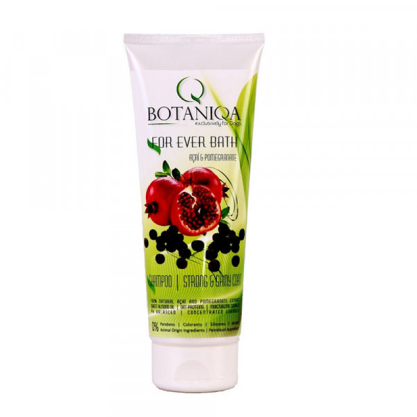 Botaniqa - For Ever Bath Acai & Pomegranate Shampoo - szampon do każdego rodzaju sierści, 250 ml