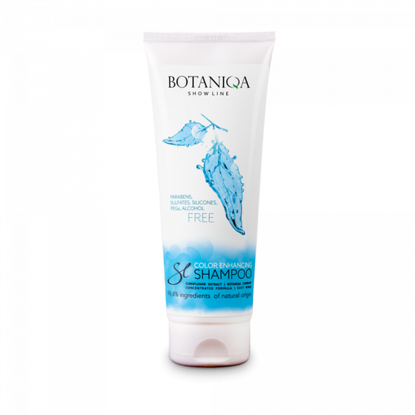 Botaniqa - Show Line Color Enhancing Shampoo - szampon rozświetlający do szaty białej i jasnej, 250 ml