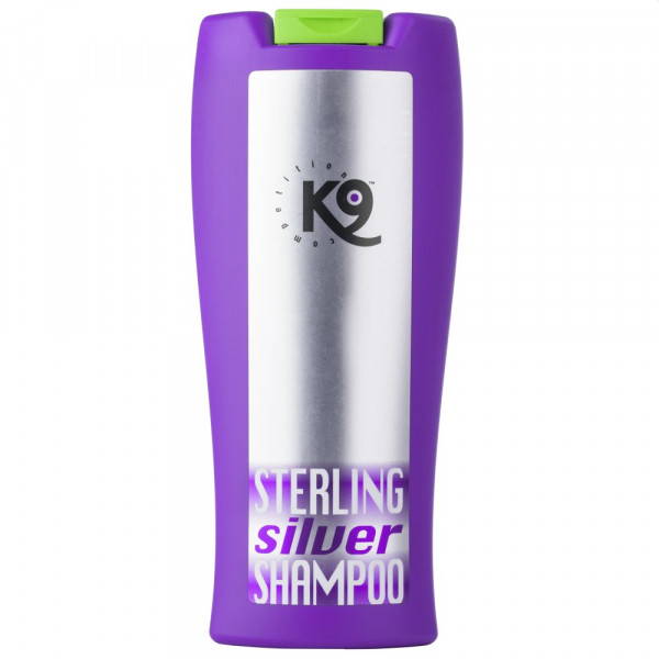 K9 Sterling Silver Shampoo - szampon do białej i srebrnej sierści, podkreślający naturalny kolor szaty, 300 ml