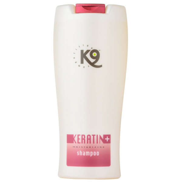 K9 Keratin+Moisture Shampoo - szampon nawilżający z keratyną, dla psów i kotów - 300ml, koncentrat 1:20