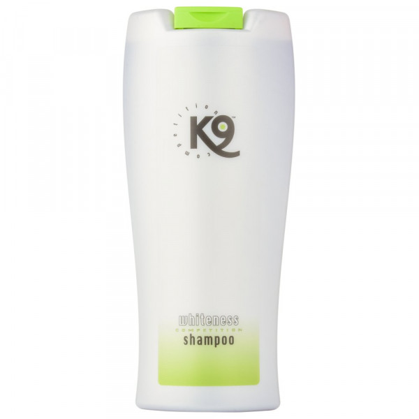 K9 - Whiteness Shampoo - szampon do białej i jasnej sierści, z aloesem, 300 ml