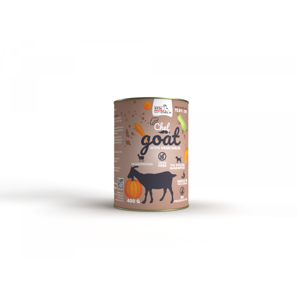 Syta Micha Koza z warzywami 400g - monoproteinowa, mokra karma bezzbożowa dla dorosłych psów