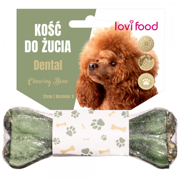 Lovi Food Dental Chewing Bone S - kość do żucia dla psa, na zdrowe zęby 12 cm