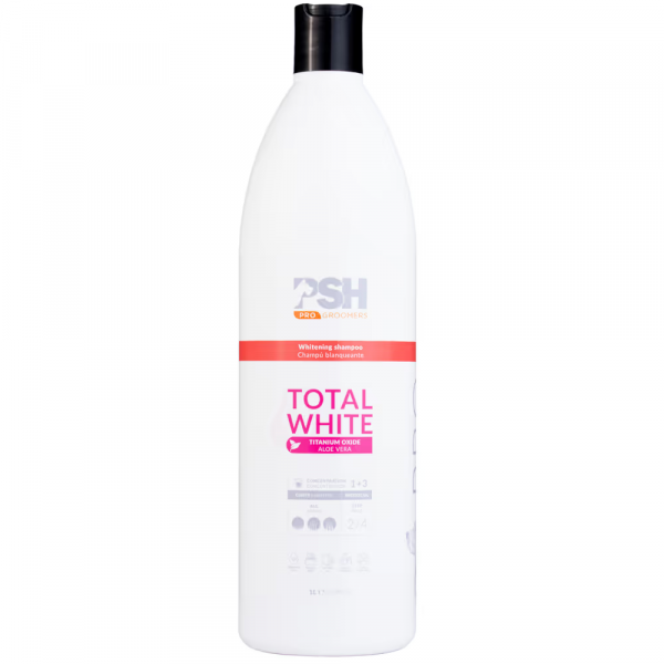 PSH - White Titanium 1 l - szampon wybielający dla psów z białym pigmentem