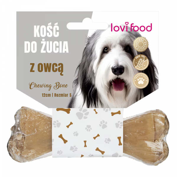 Lovi Food Chewing Bone with Lamb S - kość do żucia dla psa, z owcą 12 cm