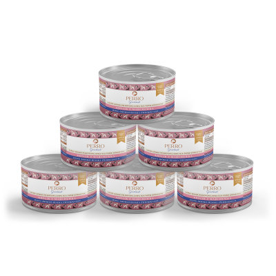 PERRO Gourmet Królik z marchewką 6x200g - monobiałkowa formuła dla psów dorosłych