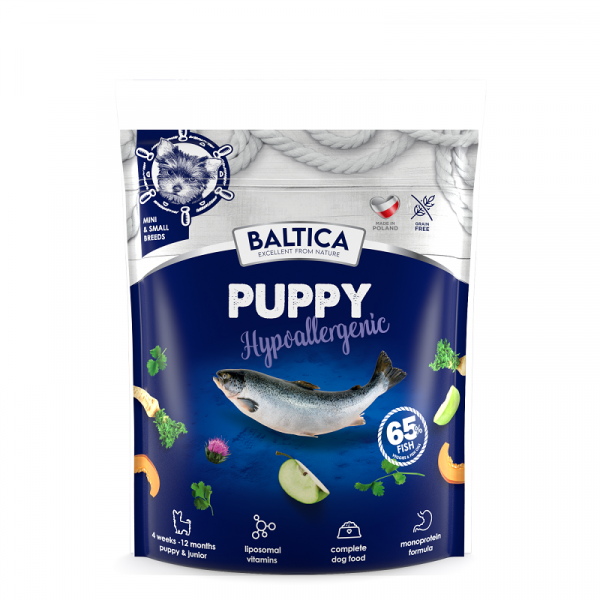BALTICA Puppy Salmon Hypoallergenic 1 kg - hipoalergiczna karma z łososiem dla szczeniąt małych ras