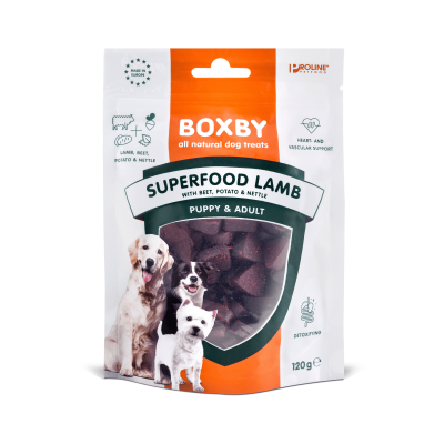 Boxby - zestaw 3x120g - Superfood Lamb-Beet-Nettle