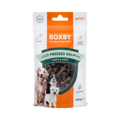 Boxby - MIX 4x100g - Cold Pressed Salmon-Duck-Turkey-Lamb