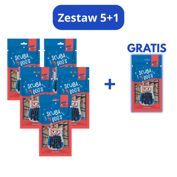 Miss Purfect - zestaw 6x 5x14g - Liquid Snack Tuna