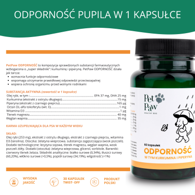 Zdrowy Duet - Baltica - ADULT Dziczyzna z ryżem M 12kg + PetPaw ODPORNOŚĆ