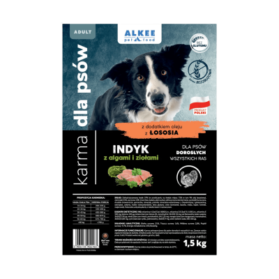 ALKEE - Indyk z ziołami i algami 1,5 kg