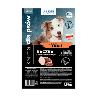 ALKEE - Kaczka z siemieniem lnianym 1,5 kg