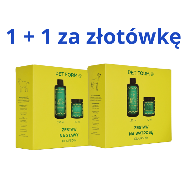 Pet Form Labs - Zestaw Kompleksowy dla Psa – Wątroba + Stawy 1+1 za złotówkę