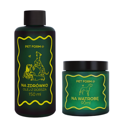 Pet Form Labs - Zestaw Kompleksowy dla Psa – Wątroba + Stawy 1+1 za złotówkę