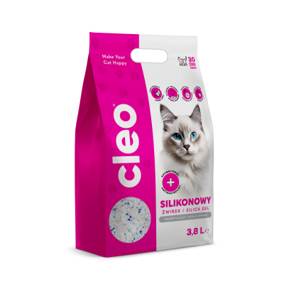 CLEO - zestaw 3x3,8L - Żwirek silikonowy