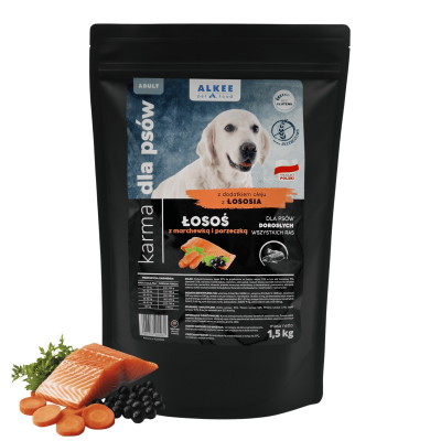 ALKEE - Łosoś z marchewką i porzeczką 1,5kg