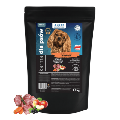 ALKEE - Królik z warzywami i owocami 1,5 kg