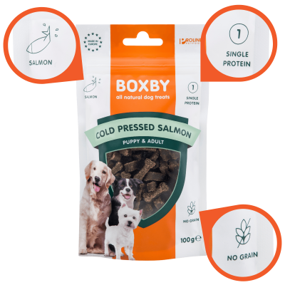 Boxby - Cold Pressed Łosoś 100g