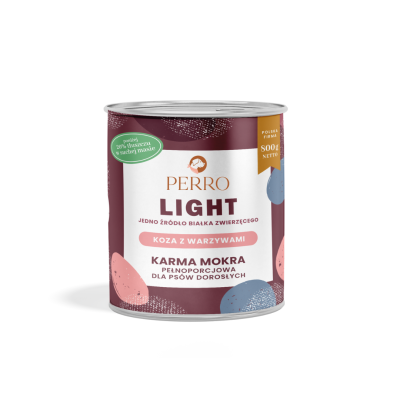 Perro - Koza z warzywami Light – monobiałkowa 800g