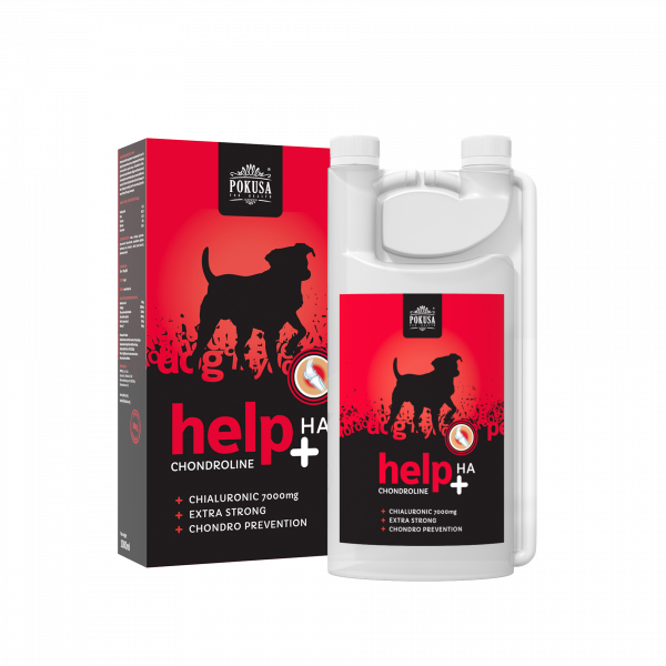 POKUSA ChondroLine Help+Ha - 1000 ml -  preparat w płynie dla psów wspierający funkcjonowanie stawów, z kwasem hialuronowym