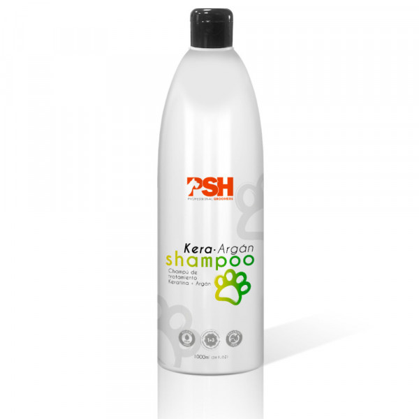 PSH -Kera-Argan Shampoo - 1 l - nawilżająco-wygładzający szampon z keratyną i olejkiem arganowym